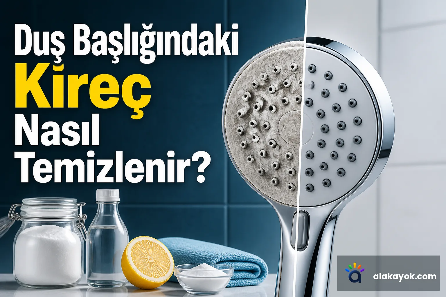 Duş Başlığındaki Kireç Nasıl Temizlenir?