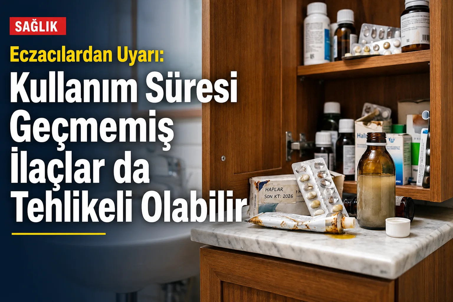 Eczacılardan Uyarı: Kullanım Süresi Geçmemiş İlaçlar da Tehlikeli Olabilir