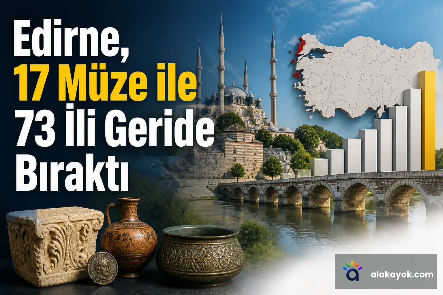 Edirne, 17 Müze ile 73 İli Geride Bıraktı