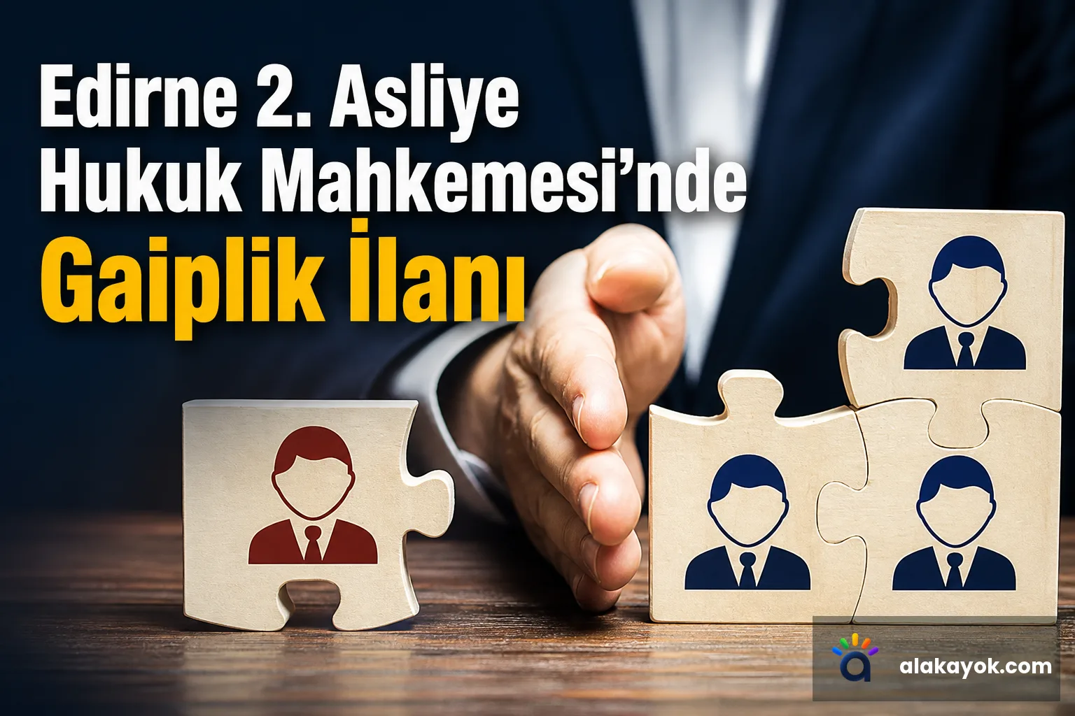 Edirne 2. Asliye Hukuk Mahkemesi'nde Gaiplik İlanı