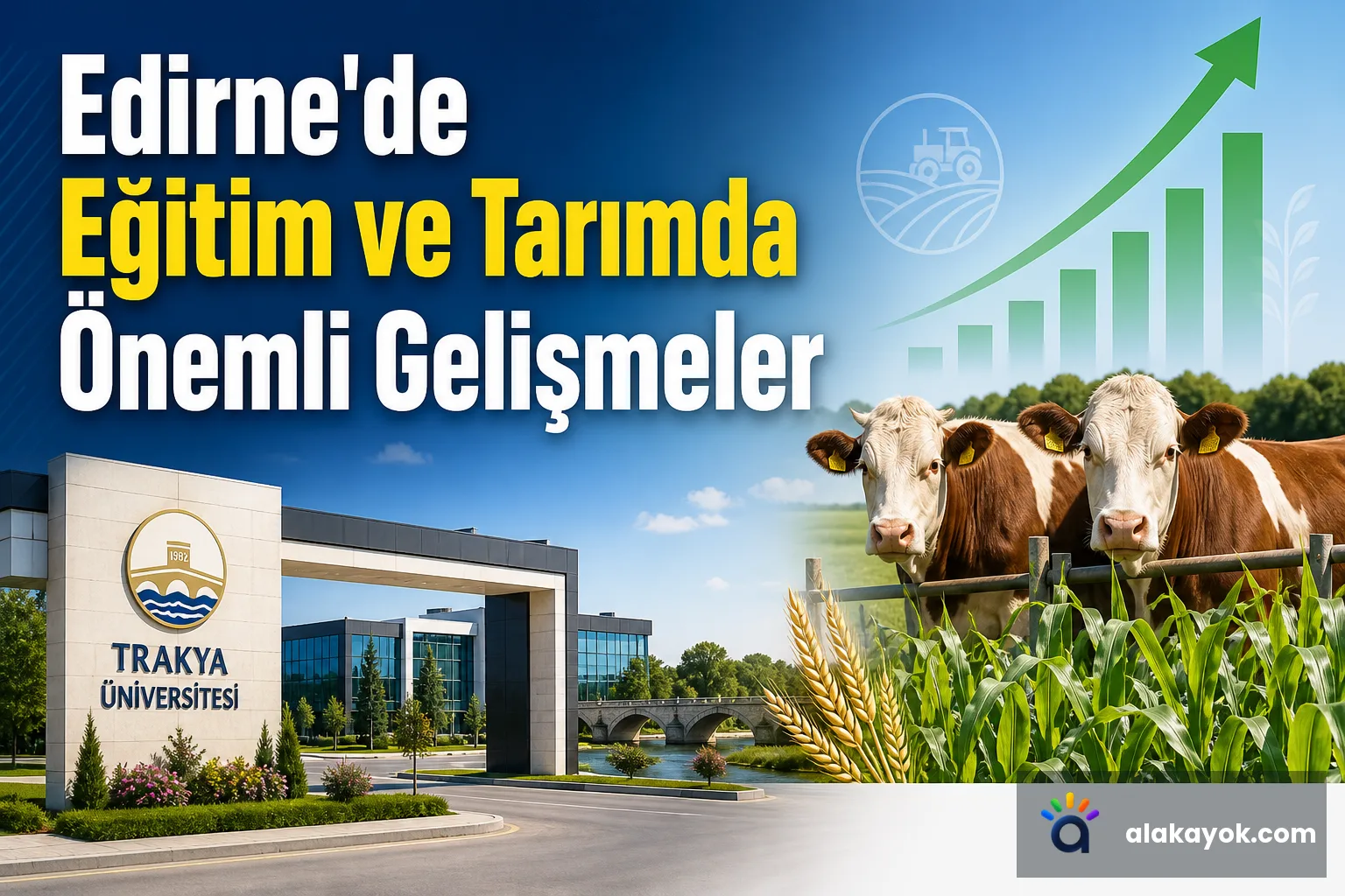 Edirne'de Eğitim ve Tarımda Önemli Gelişmeler