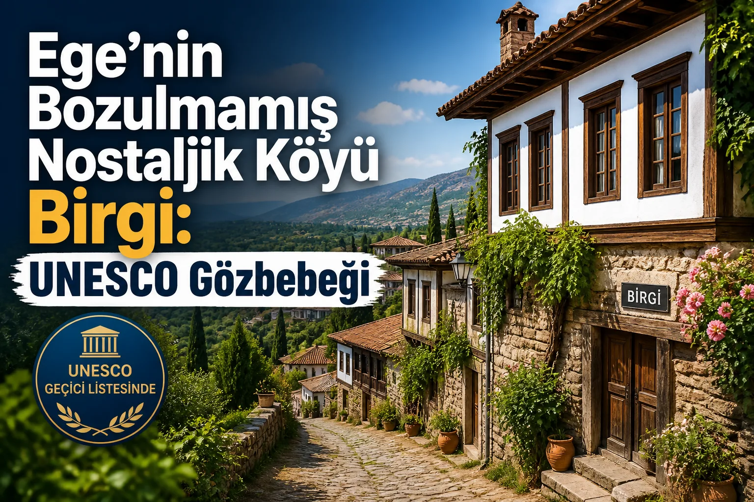 Ege'nin Bozulmamış Nostaljik Köyü Birgi: UNESCO Gözbebeği