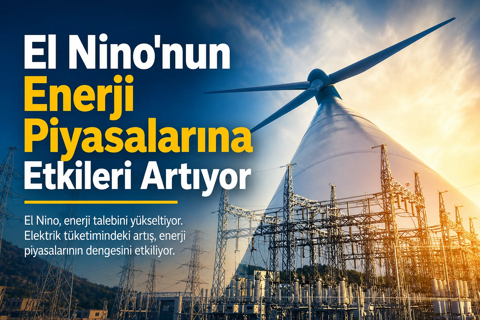 El Nino'nun Enerji Piyasalarına Etkileri Artıyor
