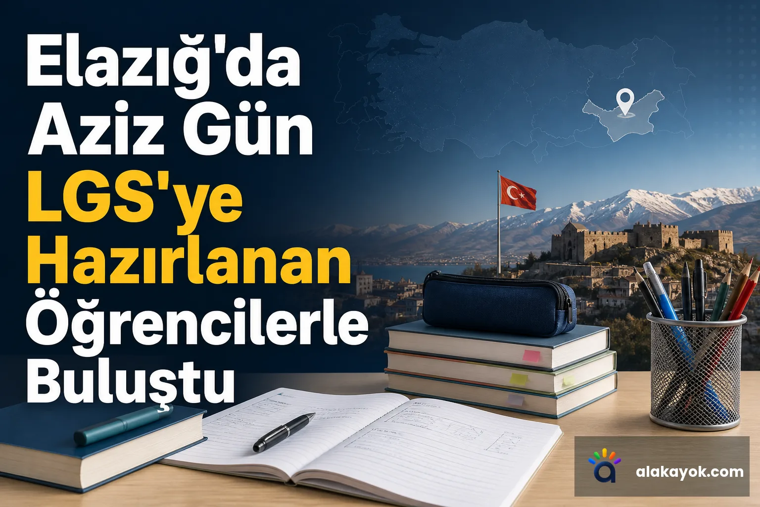 Elazığ'da Aziz Gün LGS'ye Hazırlanan Öğrencilerle Buluştu