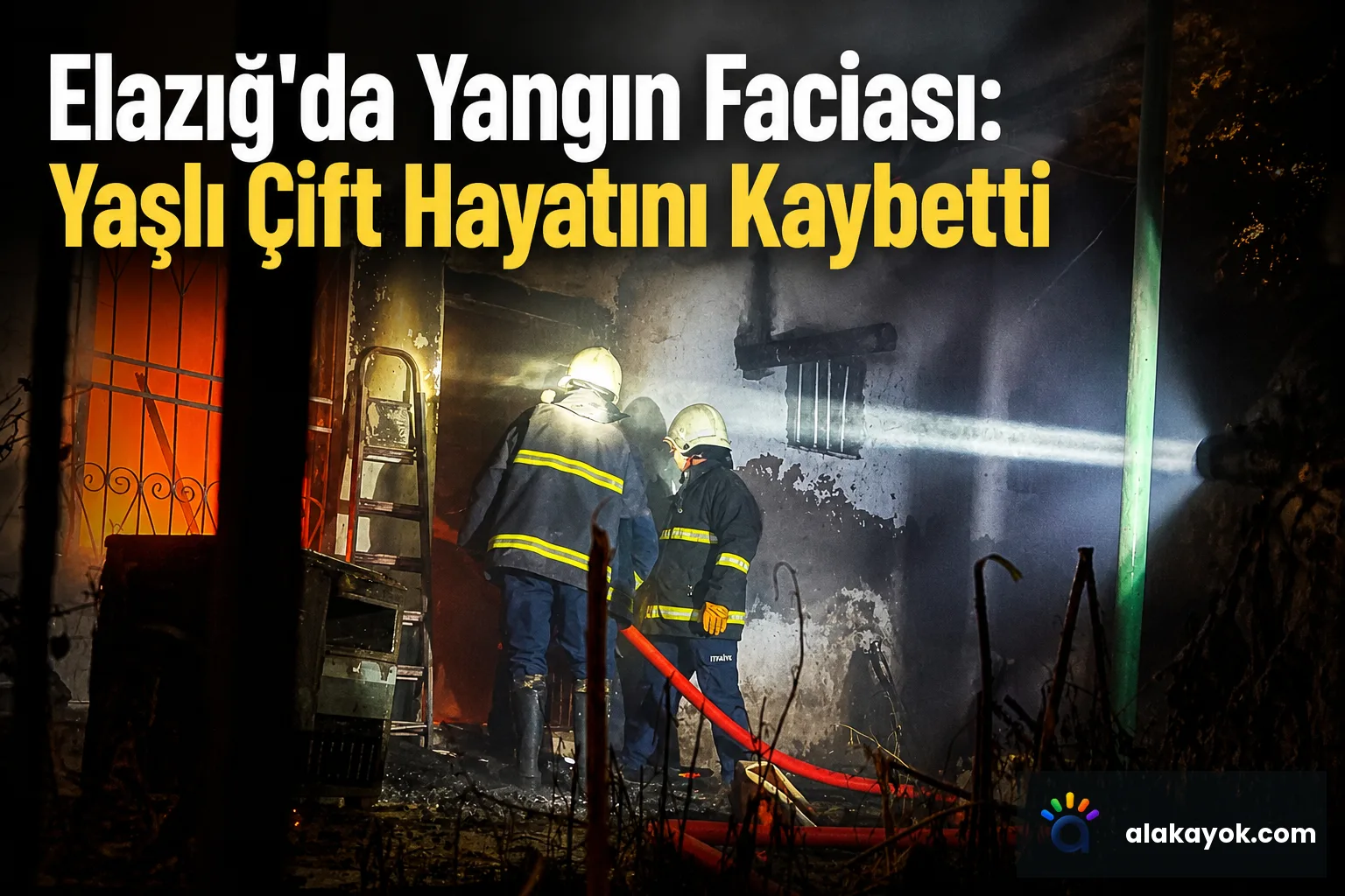 Elazığ'da Yangın Faciası: Yaşlı Çift Hayatını Kaybetti