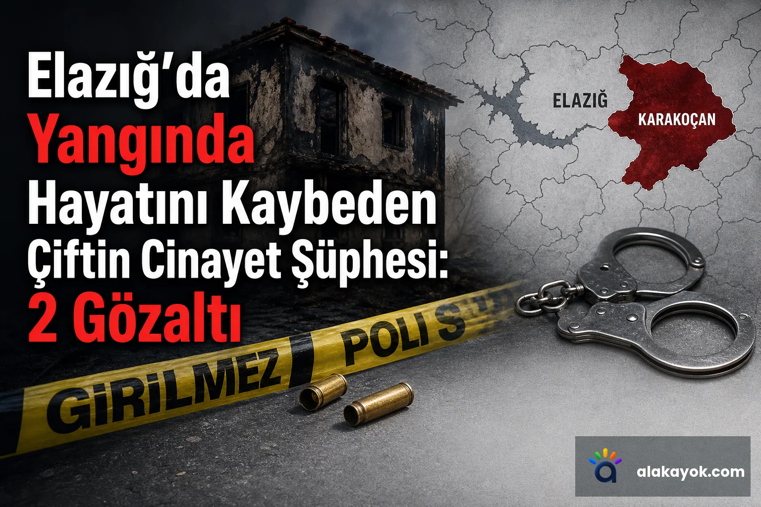 Elazığ'da Yangında Hayatını Kaybeden Çiftin Cinayet Şüphesi: 2 Gözaltı