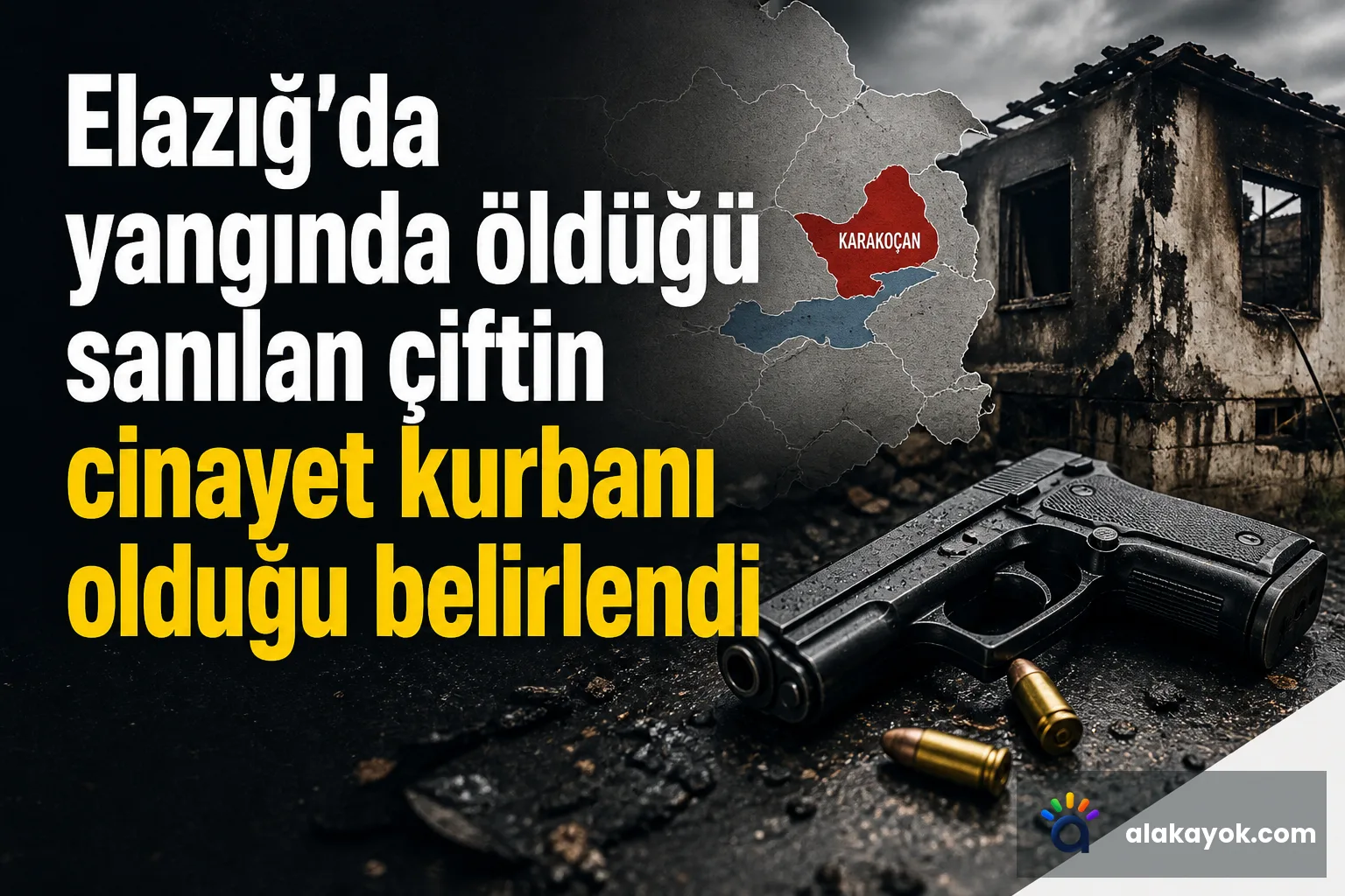 Elazığ'da yangında öldüğü sanılan çiftin cinayet kurbanı olduğu belirlendi