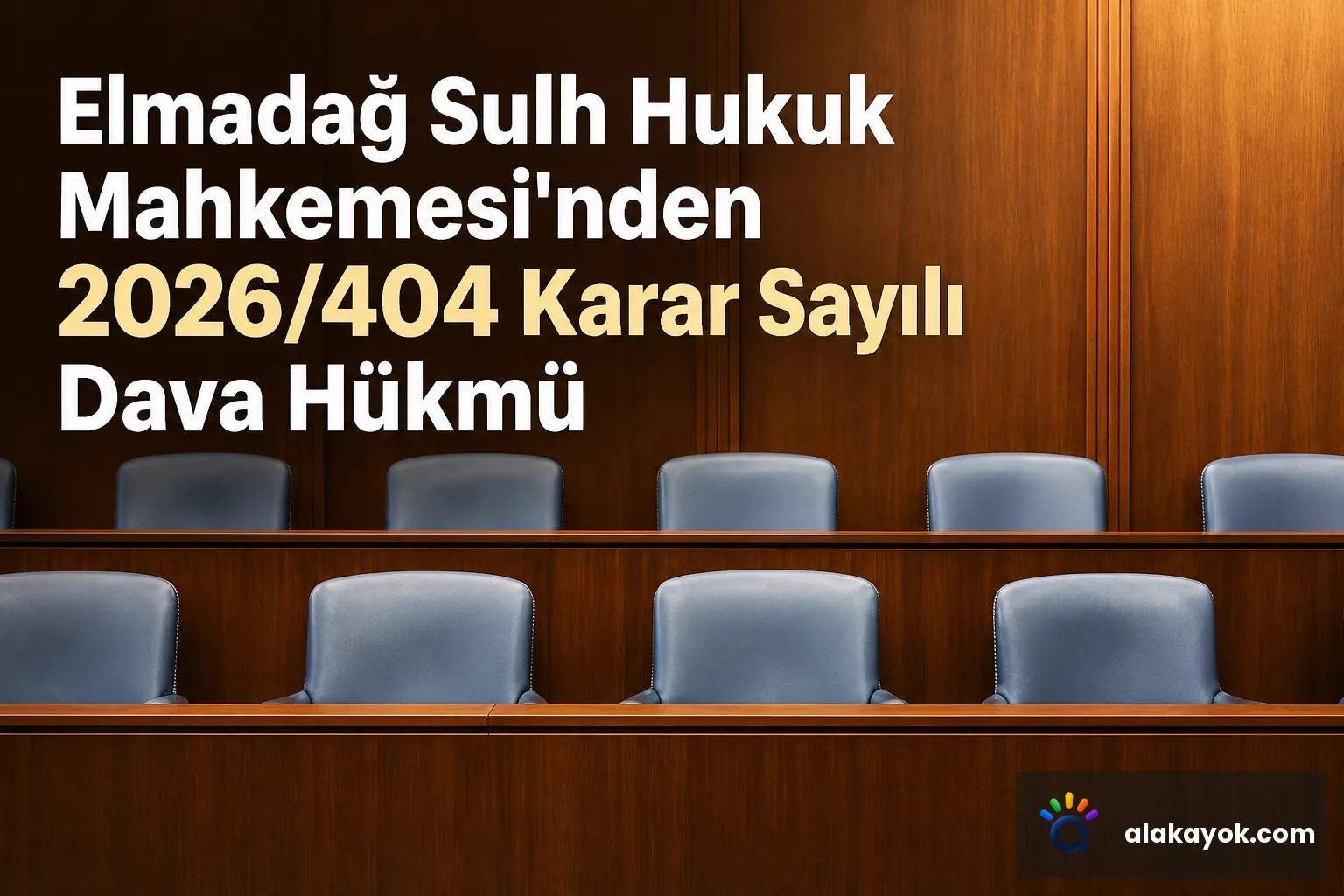 Elmadağ Sulh Hukuk Mahkemesi'nden 2026/404 Karar Sayılı Dava Hükmü