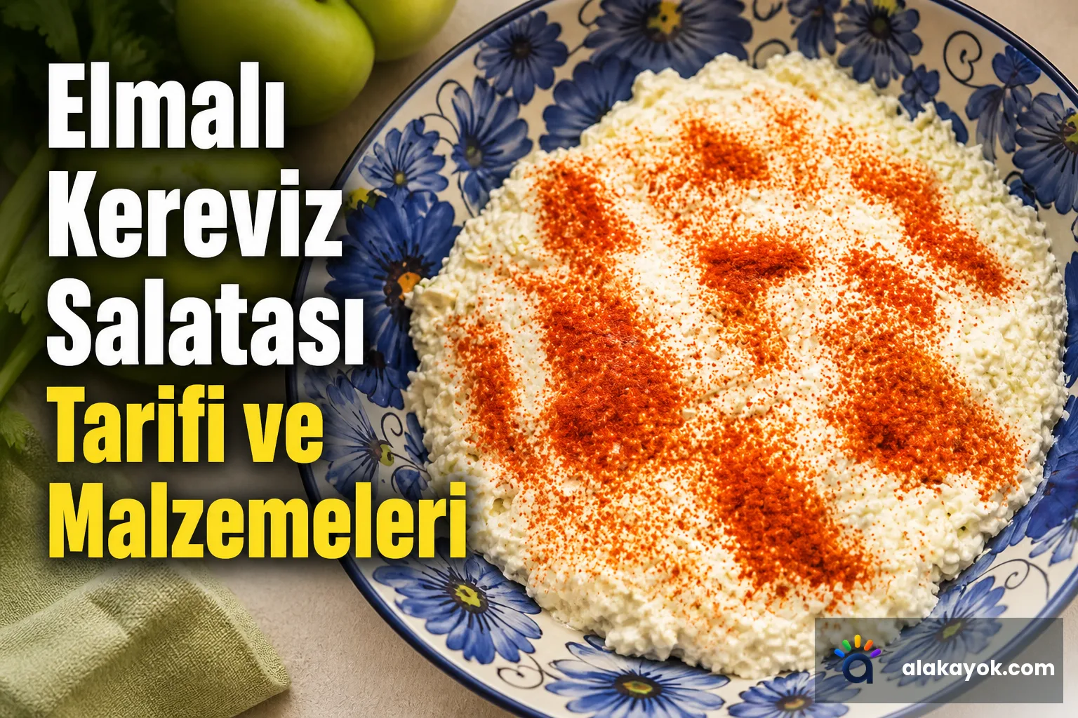 Elmalı Kereviz Salatası Tarifi ve Malzemeleri