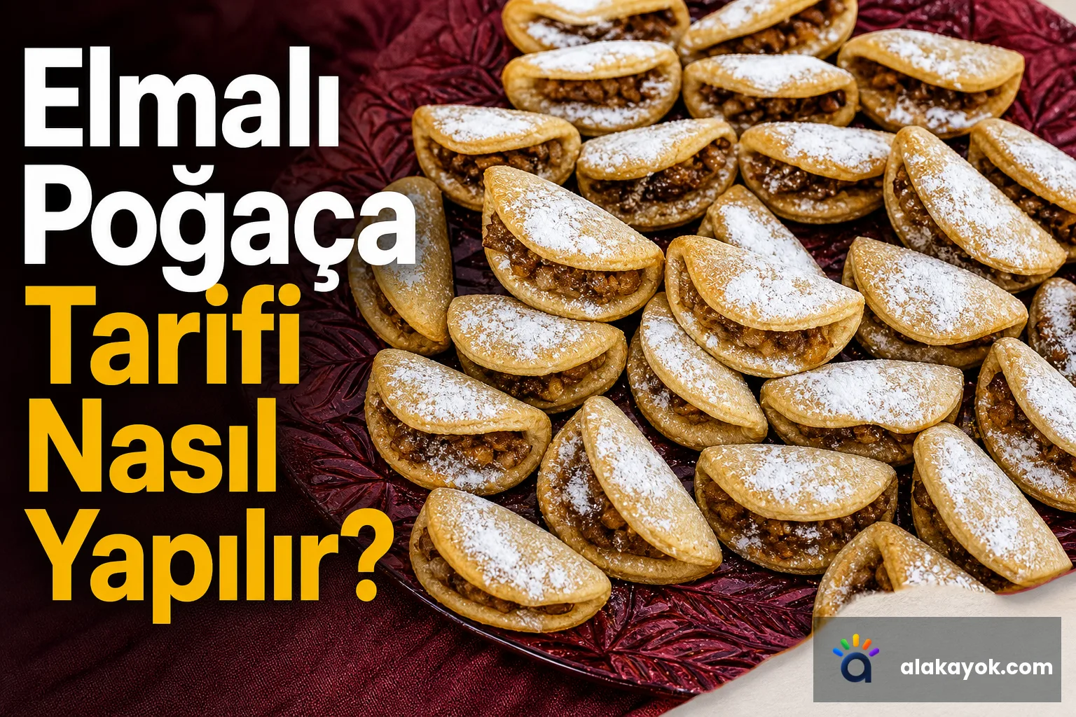 Elmalı Poğaça Tarifi Nasıl Yapılır?