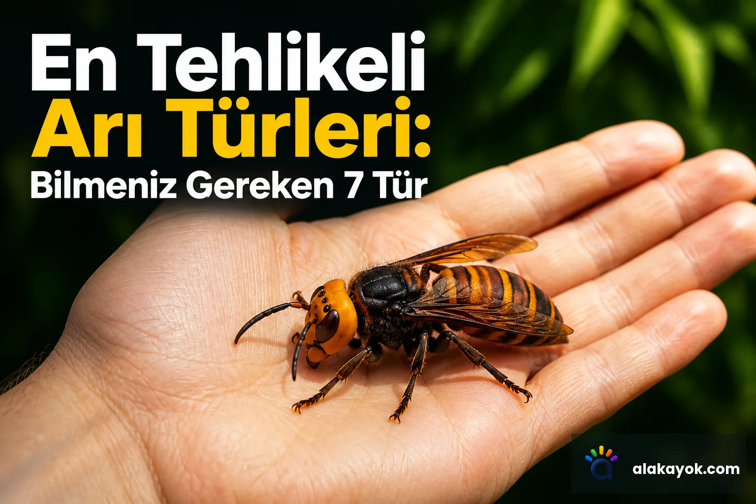 En Tehlikeli Arı Türleri: Bilmeniz Gereken 7 Tür