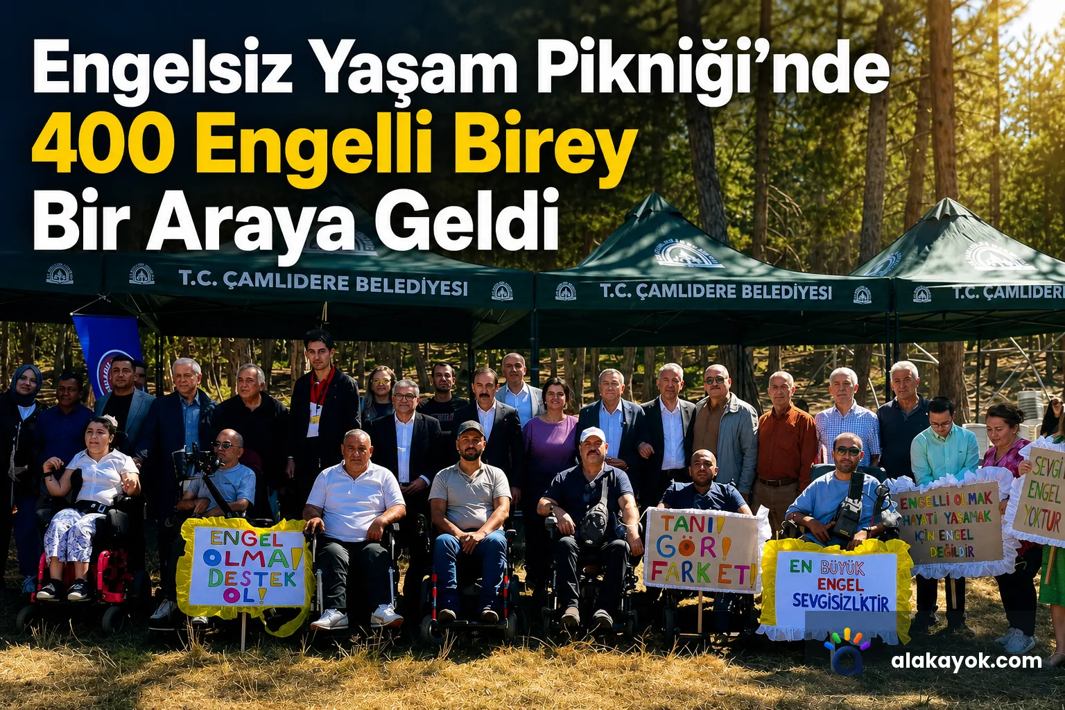 Engelsiz Yaşam Pikniği'nde 400 Engelli Birey Bir Araya Geldi