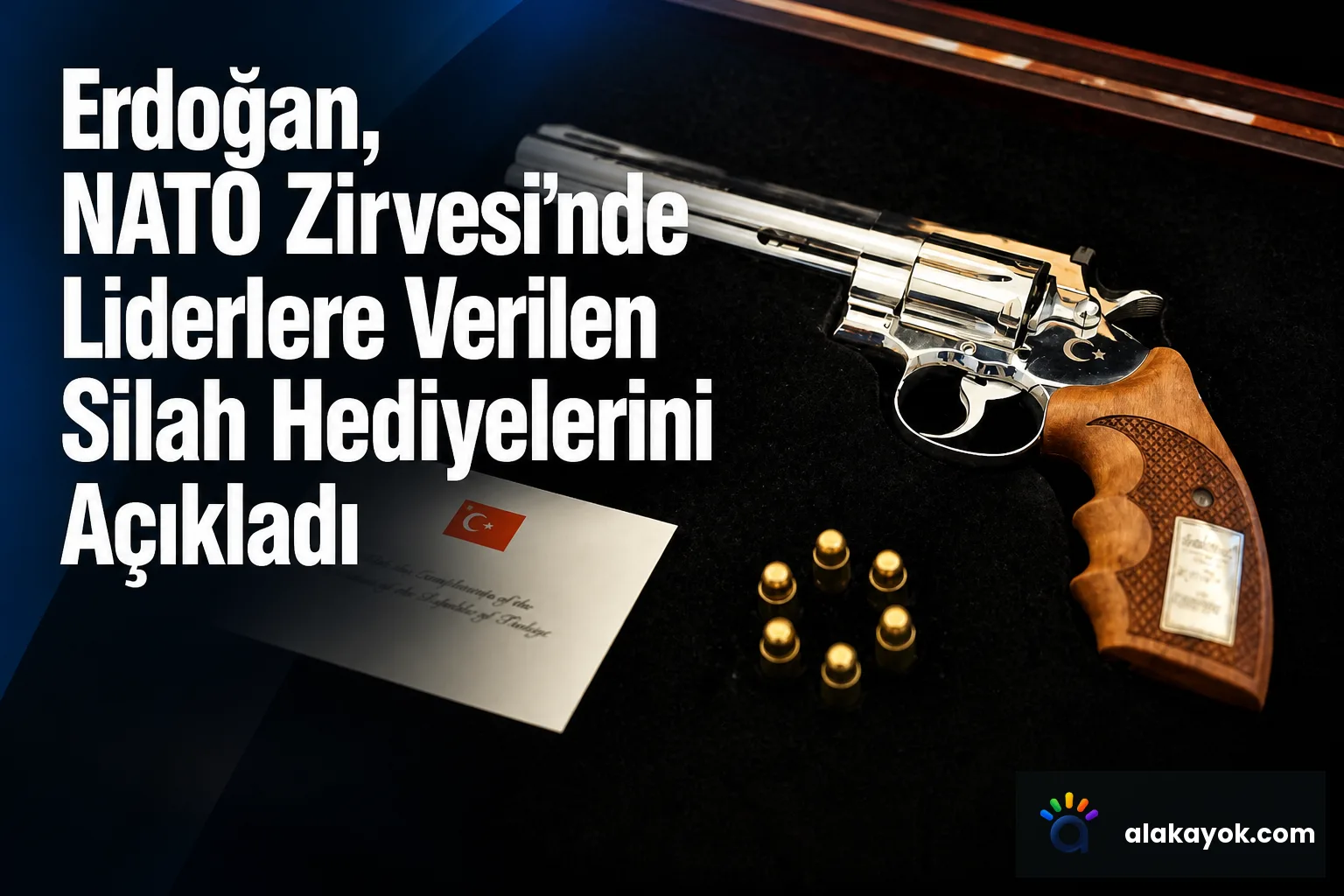 Erdoğan, NATO Zirvesi'nde Liderlere Verilen Silah Hediyelerini Açıkladı