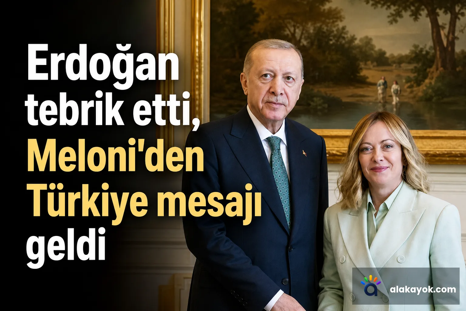 Erdoğan tebrik etti, Meloni'den Türkiye mesajı geldi