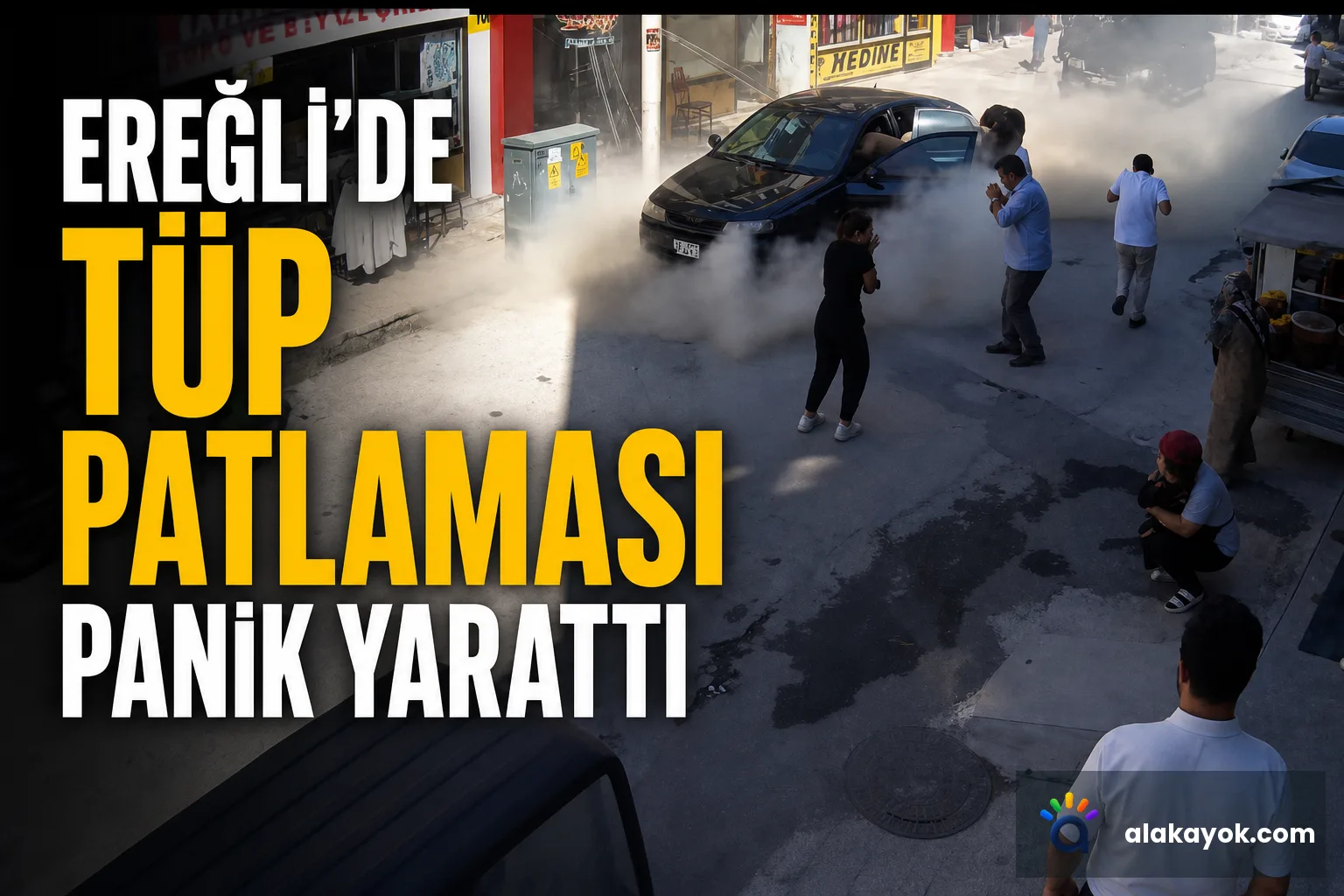 Ereğli'de Tüp Patlaması Panik Yarattı