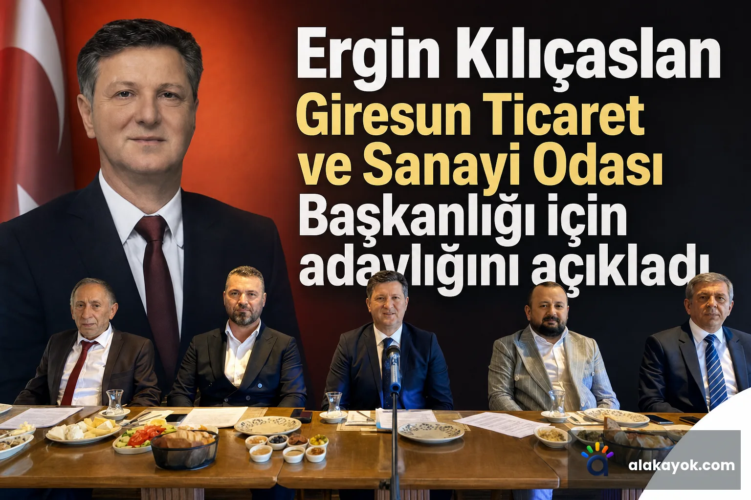 Ergin Kılıçaslan Giresun Ticaret ve Sanayi Odası Başkanlığı için adaylığını açıkladı