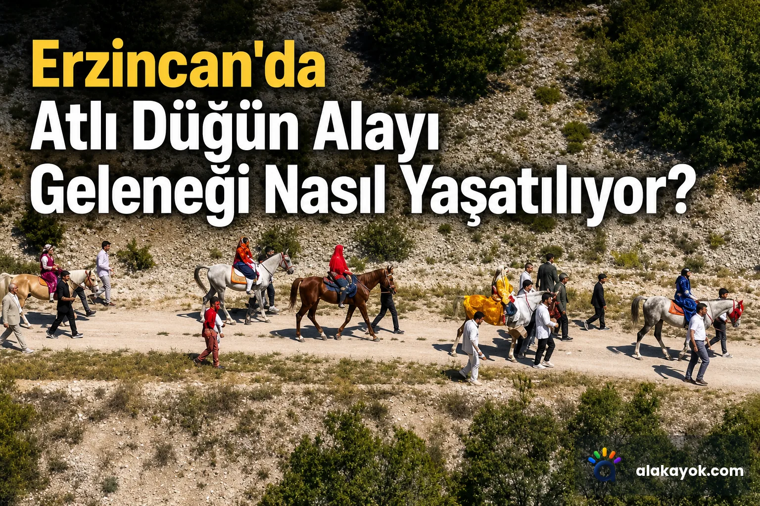 Erzincan'da Atlı Düğün Alayı Geleneği Nasıl Yaşatılıyor?