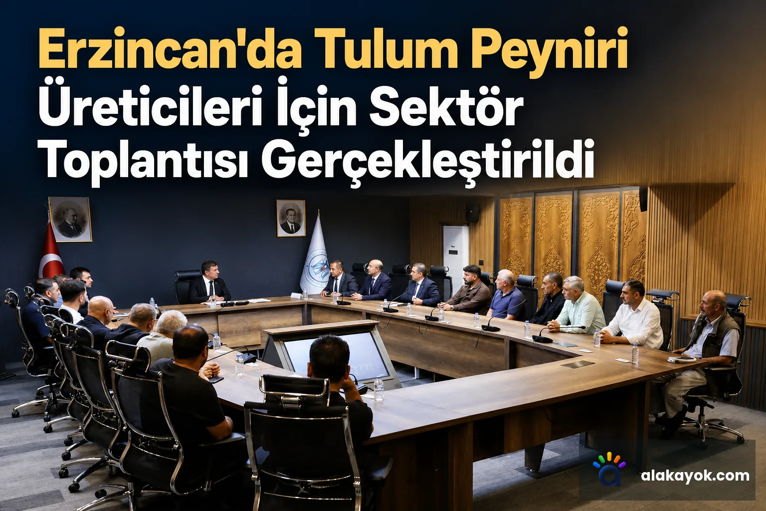 Erzincan'da Tulum Peyniri Üreticileri İçin Sektör Toplantısı Gerçekleştirildi