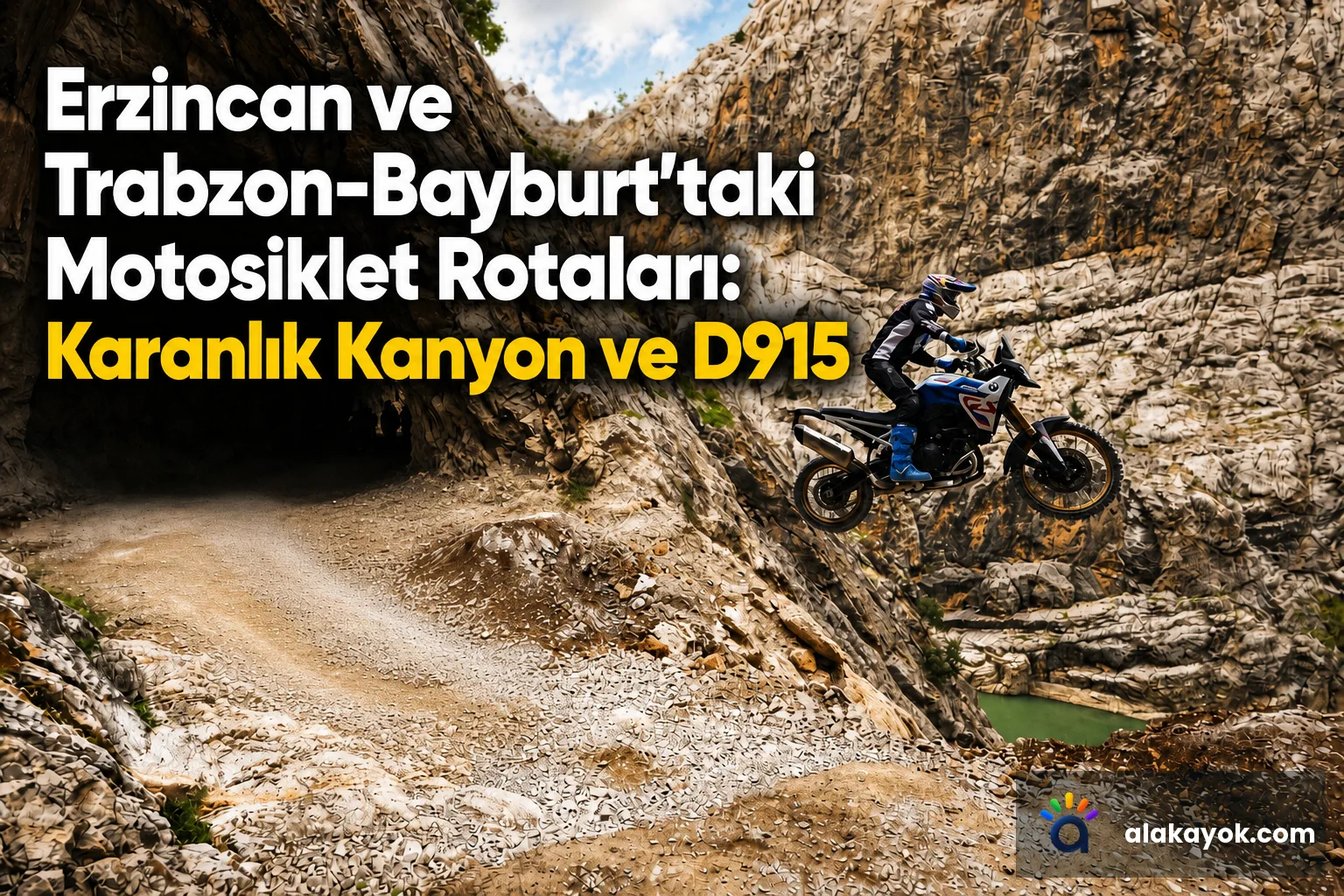 Erzincan ve Trabzon-Bayburt'taki Motosiklet Rotaları: Karanlık Kanyon ve D915