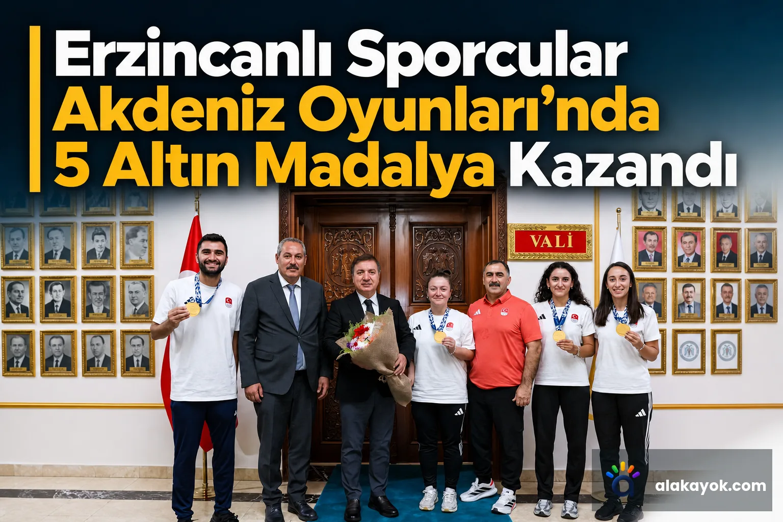 Erzincanlı Sporcular Akdeniz Oyunları'nda 5 Altın Madalya Kazandı