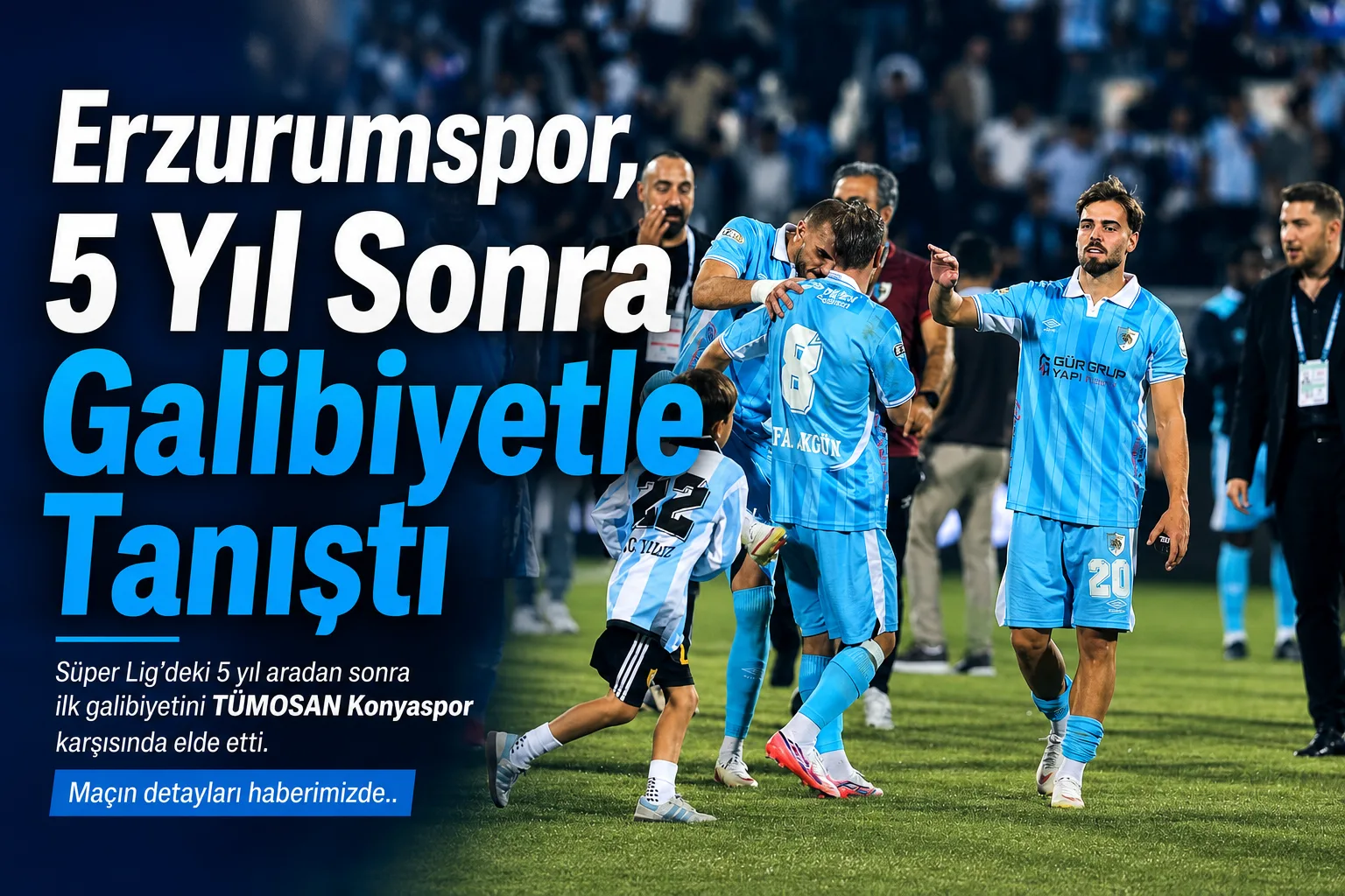 Erzurumspor, 5 Yıl Sonra Galibiyetle Tanıştı