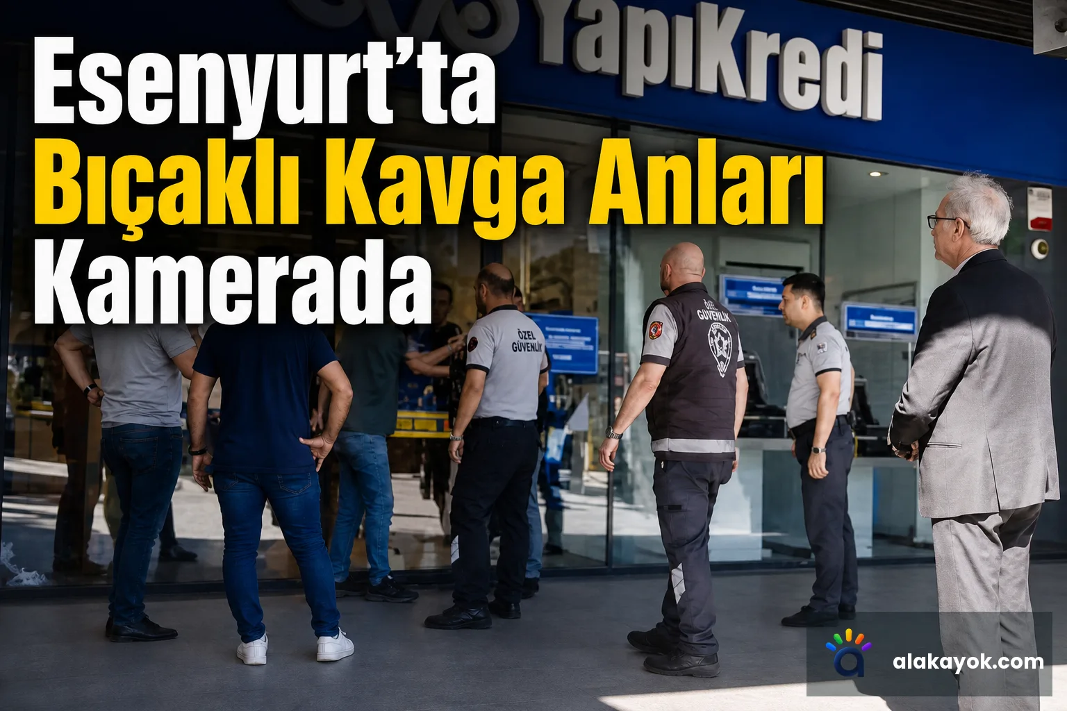 Esenyurt’ta Bıçaklı Kavga Anları Kamerada