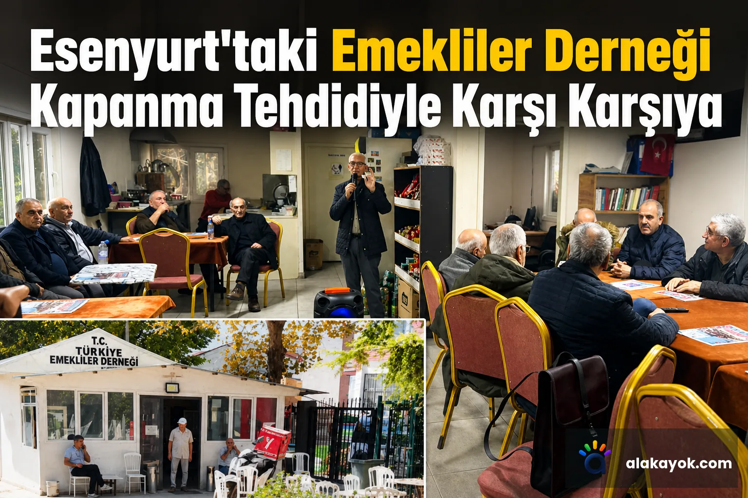 Esenyurt'taki Emekliler Derneği Kapanma Tehdidiyle Karşı Karşıya