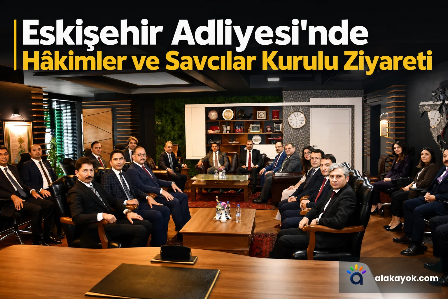 Eskişehir Adliyesi'nde Hâkimler ve Savcılar Kurulu Ziyareti