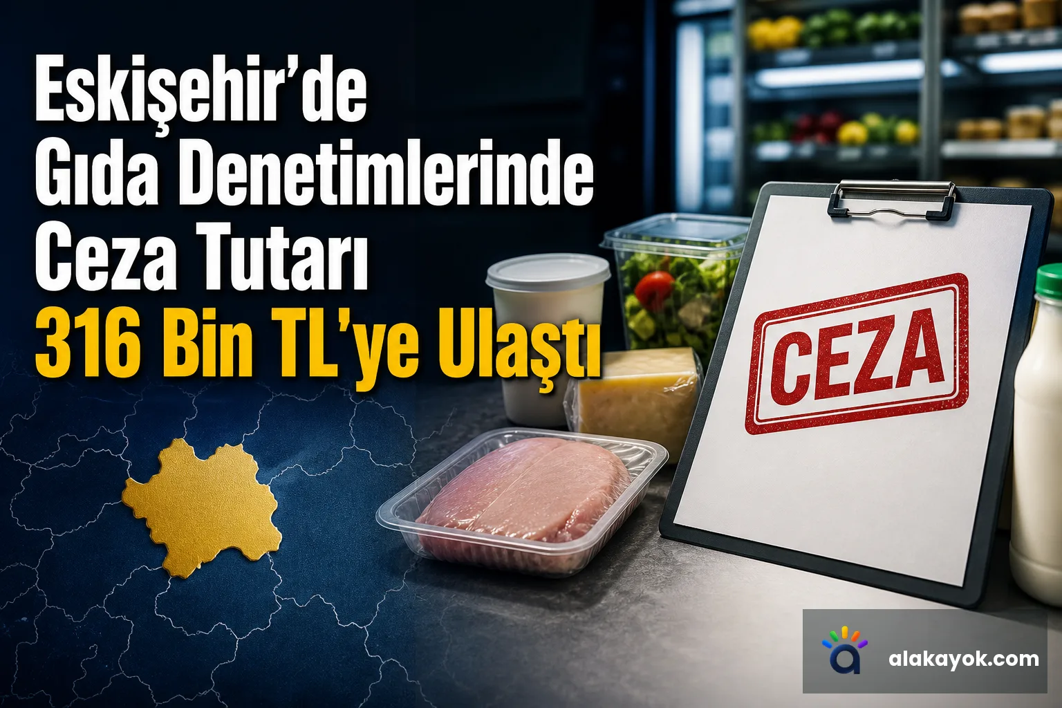 Eskişehir'de Gıda Denetimlerinde Ceza Tutarı 316 Bin TL'ye Ulaştı