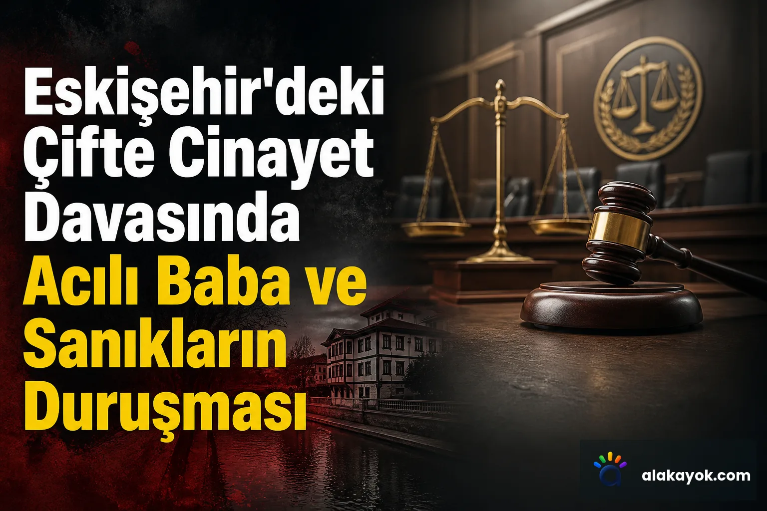 Eskişehir'deki Çifte Cinayet Davasında Acılı Baba ve Sanıkların Duruşması