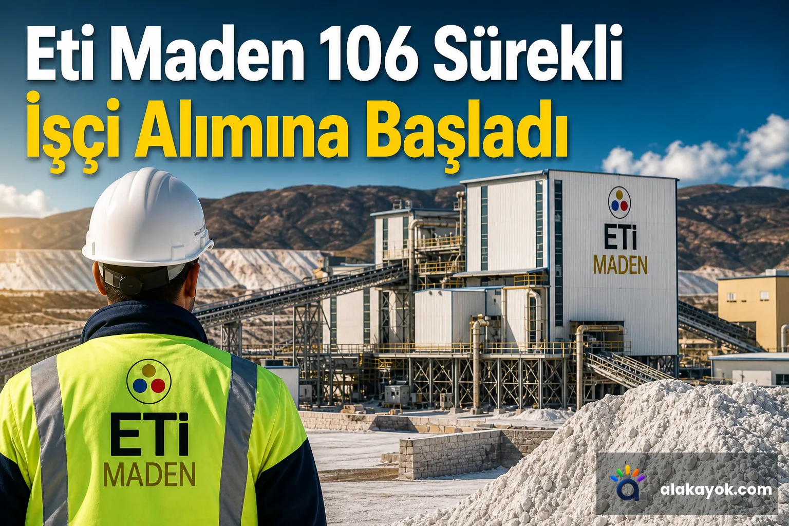 Eti Maden 106 Sürekli İşçi Alımına Başladı