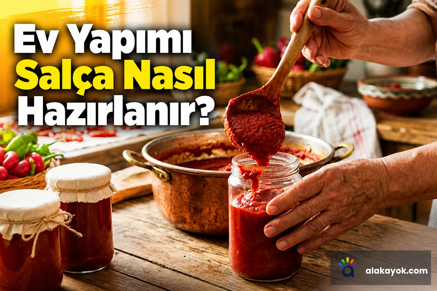 Ev Yapımı Salça Nasıl Hazırlanır?