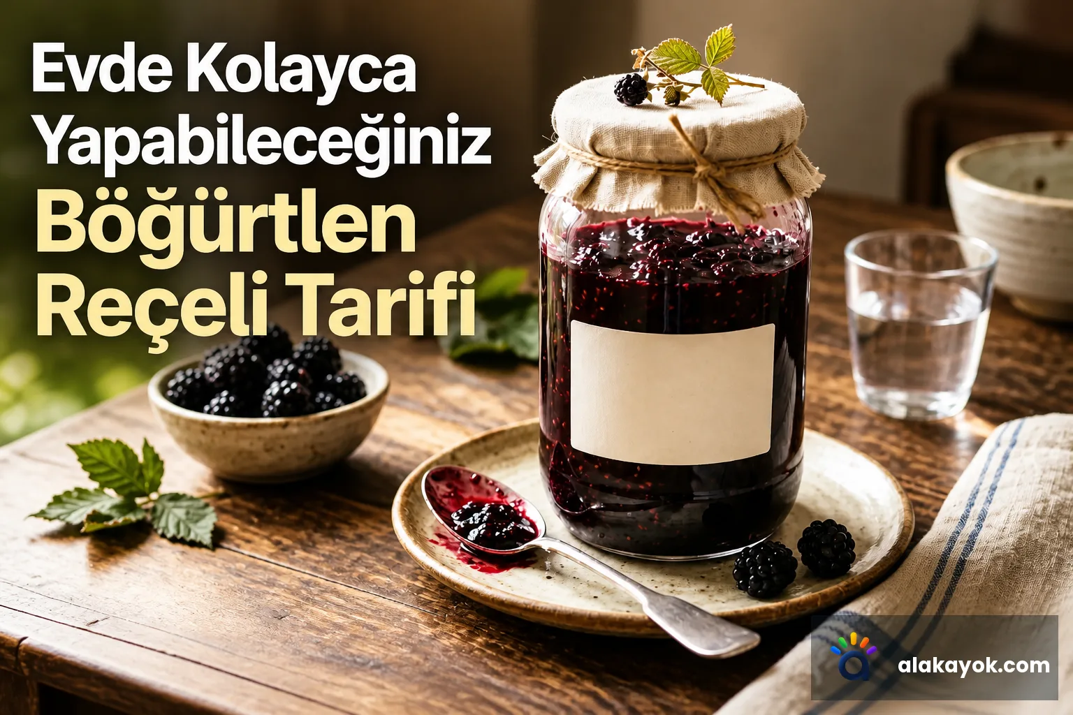 Evde Kolayca Yapabileceğiniz Böğürtlen Reçeli Tarifi