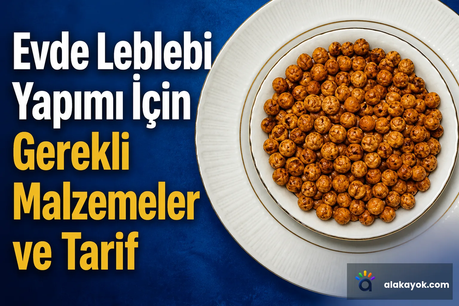 Evde Leblebi Yapımı İçin Gerekli Malzemeler ve Tarif