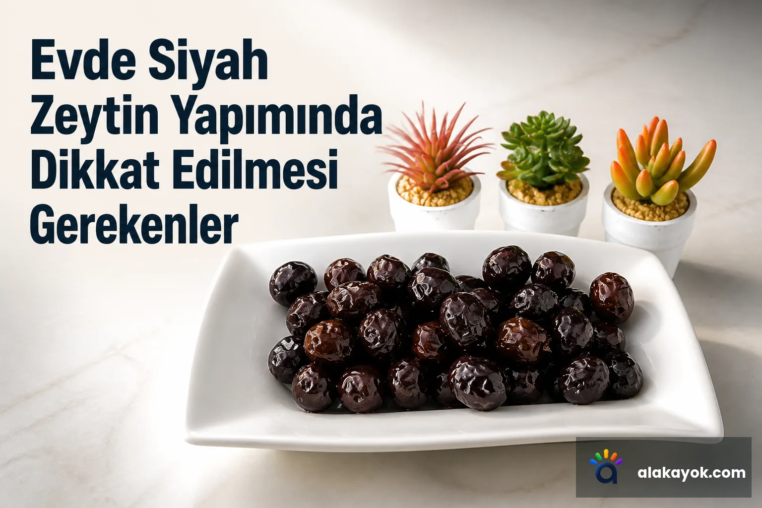Evde Siyah Zeytin Yapımında Dikkat Edilmesi Gerekenler