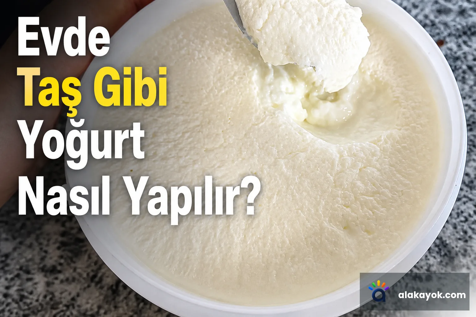 Evde Taş Gibi Yoğurt Nasıl Yapılır?