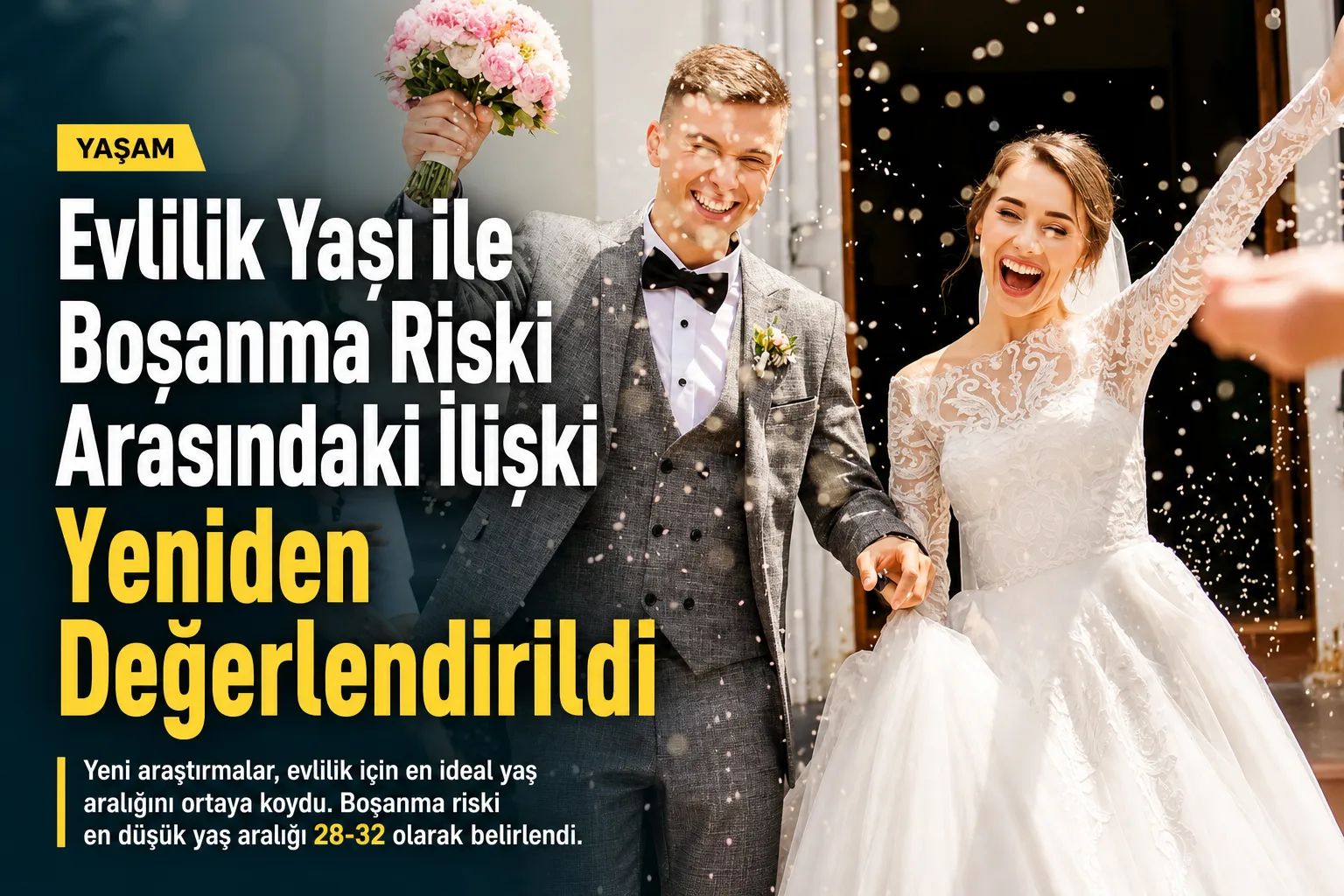Evlilik Yaşı ile Boşanma Riski Arasındaki İlişki Yeniden Değerlendirildi