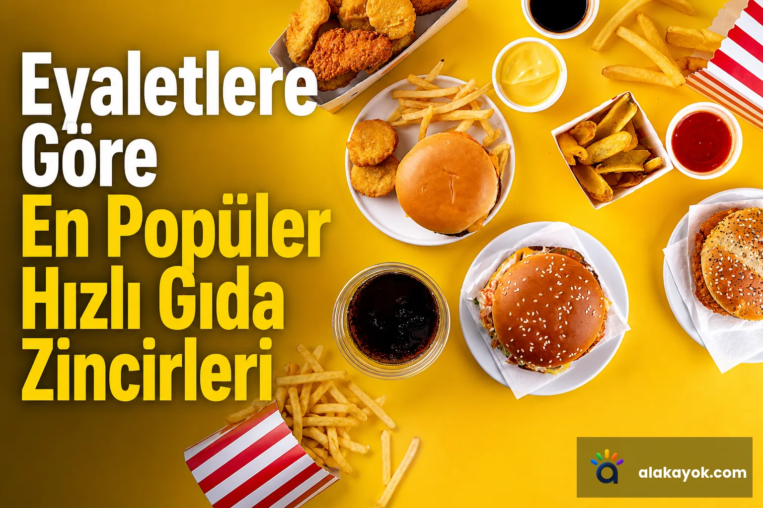 Eyaletlere Göre En Popüler Hızlı Gıda Zincirleri