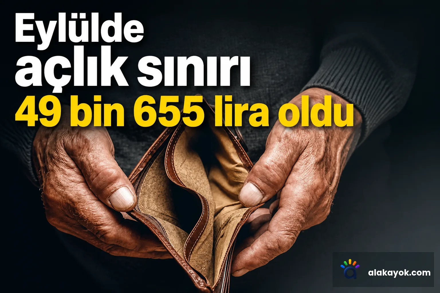 Eylülde açlık sınırı 49 bin 655 lira oldu