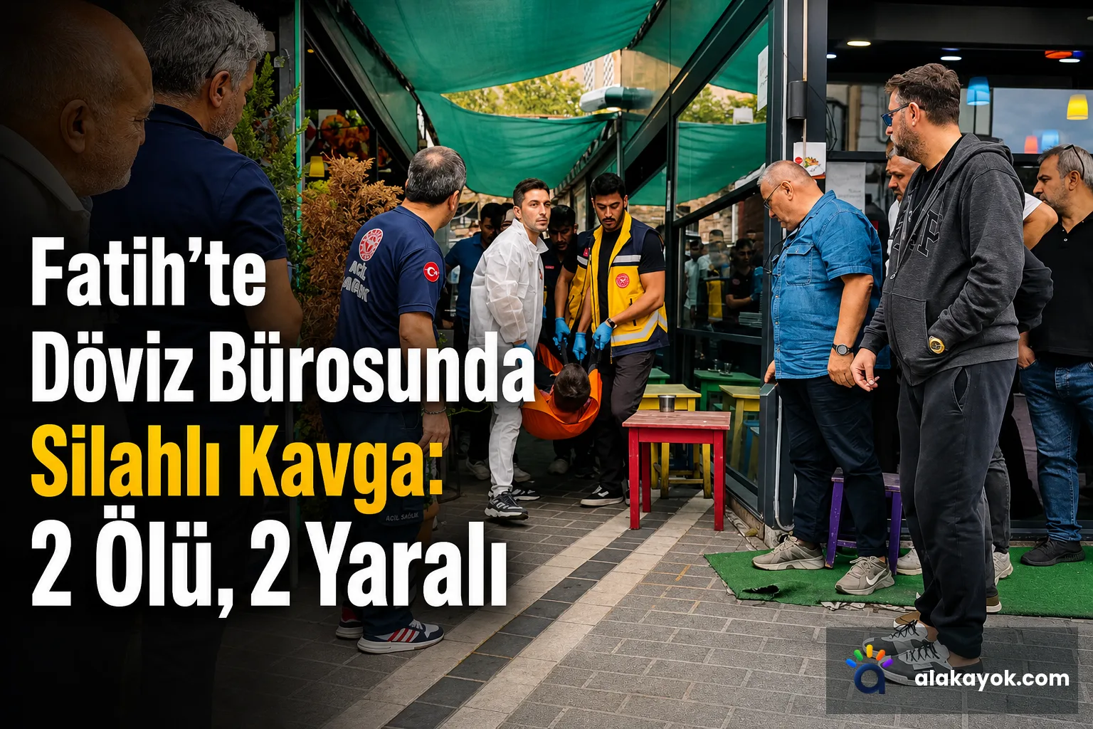 Fatih'te Döviz Bürosunda Silahlı Kavga: 2 Ölü, 2 Yaralı