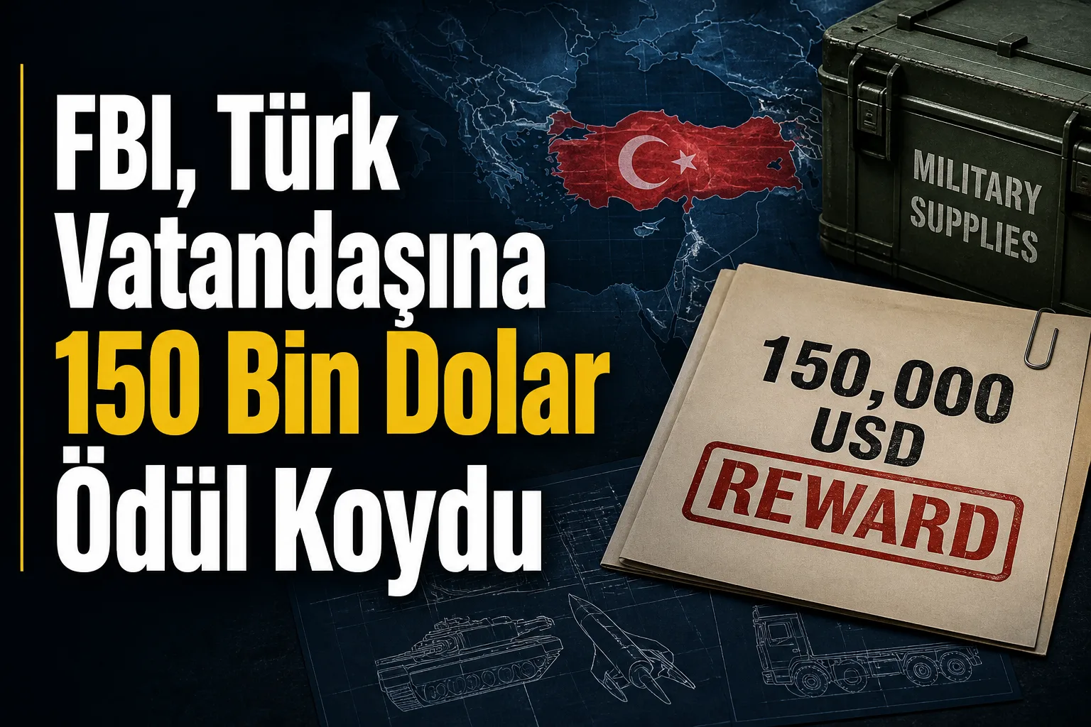 FBI, Türk Vatandaşına 150 Bin Dolar Ödül Koydu