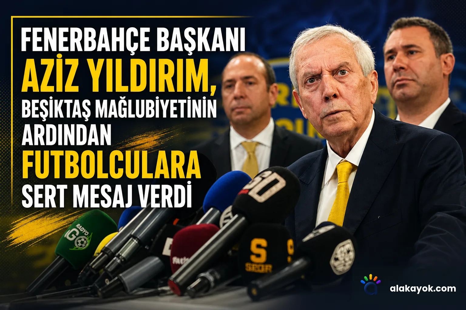 Fenerbahçe Başkanı Aziz Yıldırım, Beşiktaş Mağlubiyetinin Ardından Futbolculara Sert Mesaj Verdi