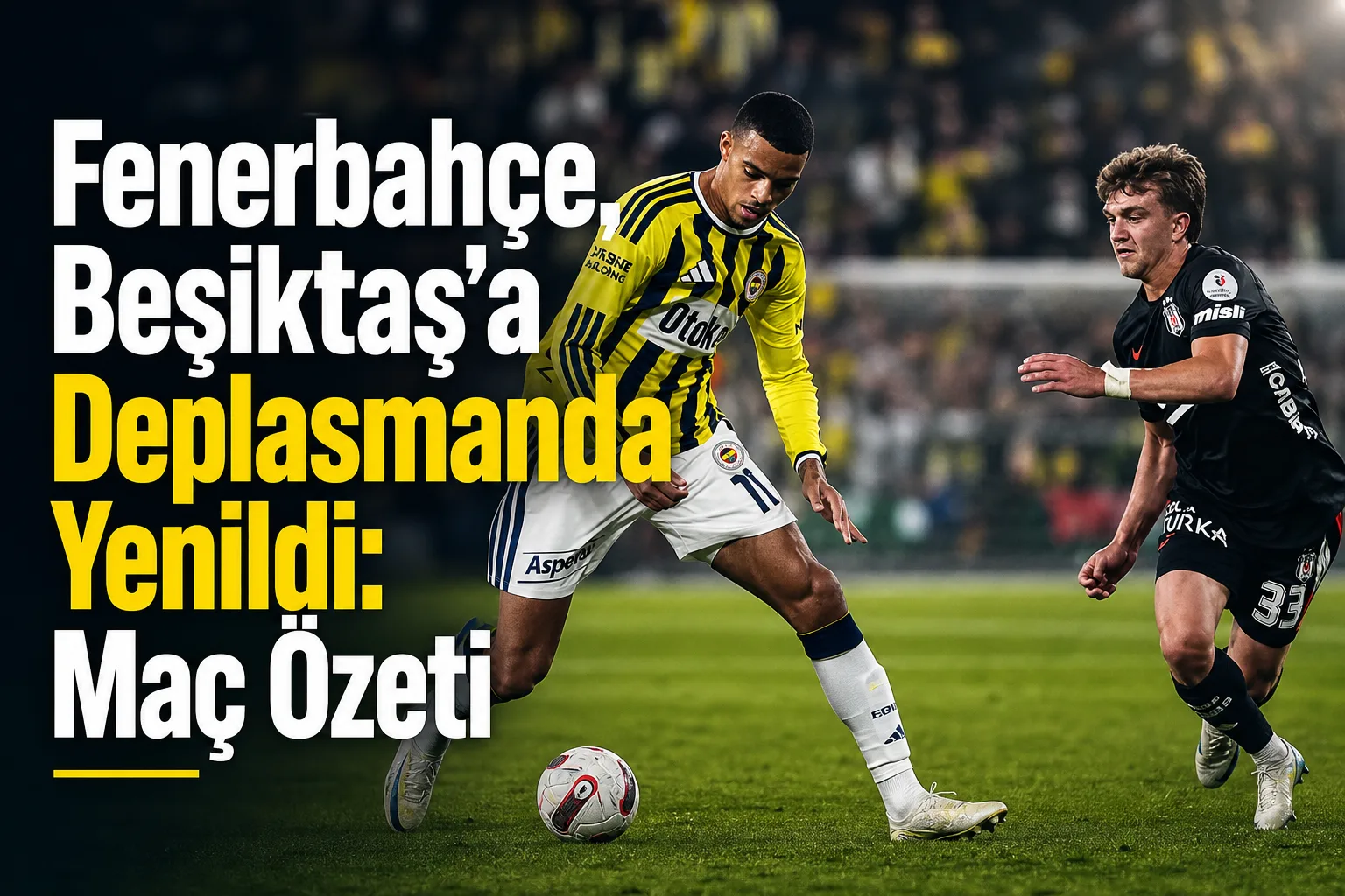 Fenerbahçe, Beşiktaş'a Deplasmanda Yenildi: Maç Özeti