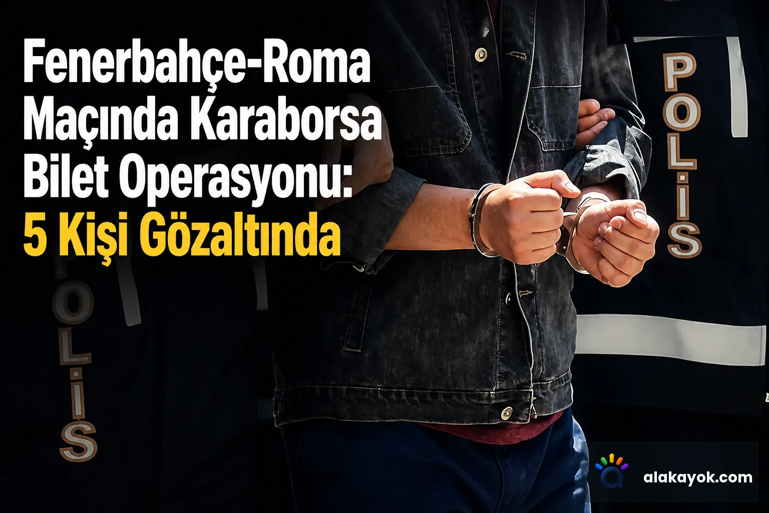 Fenerbahçe-Roma Maçında Karaborsa Bilet Operasyonu: 5 Kişi Gözaltında