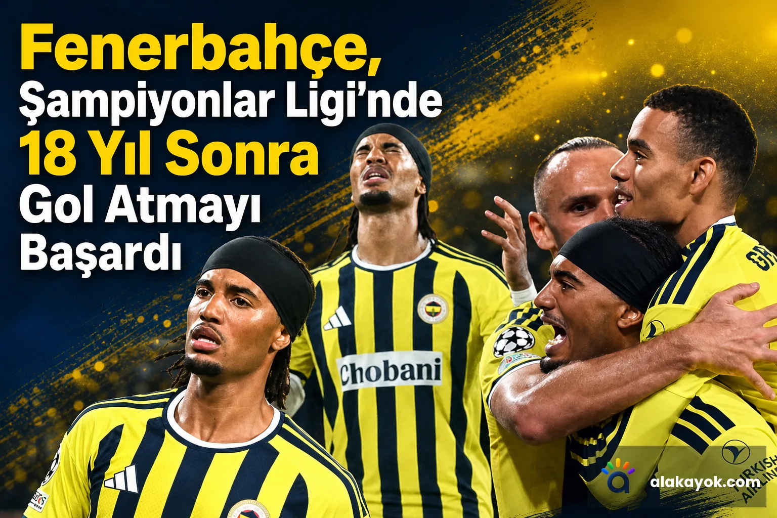 Fenerbahçe, Şampiyonlar Ligi'nde 18 Yıl Sonra Gol Atmayı Başardı
