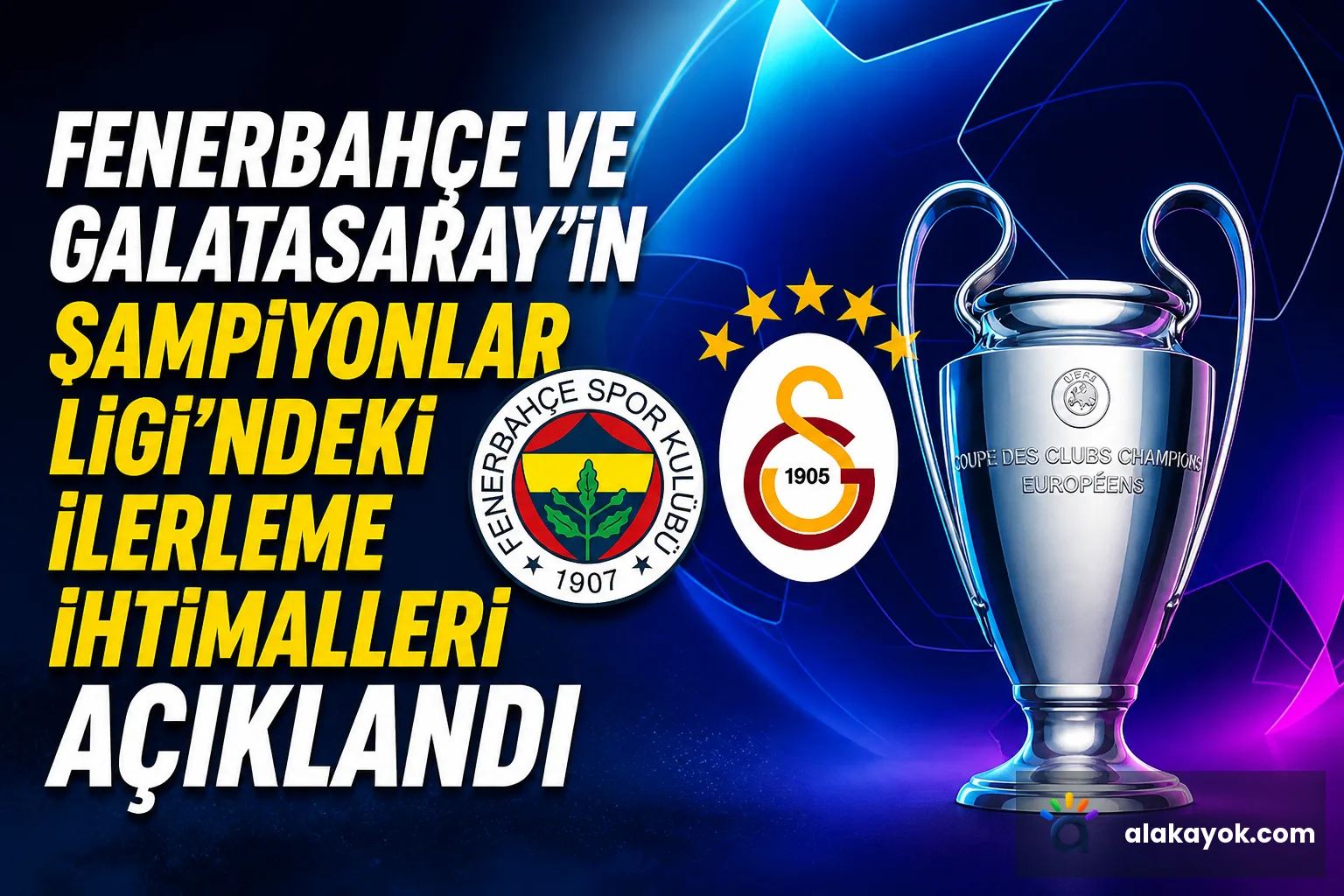 Fenerbahçe ve Galatasaray'ın Şampiyonlar Ligi'ndeki İlerleme İhtimalleri Açıklandı
