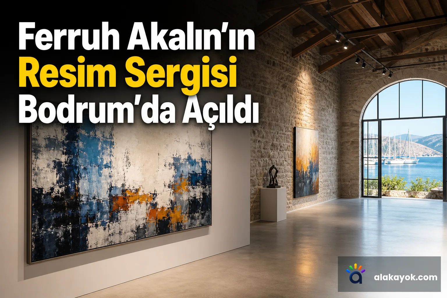 Ferruh Akalın'ın Resim Sergisi Bodrum'da Açıldı