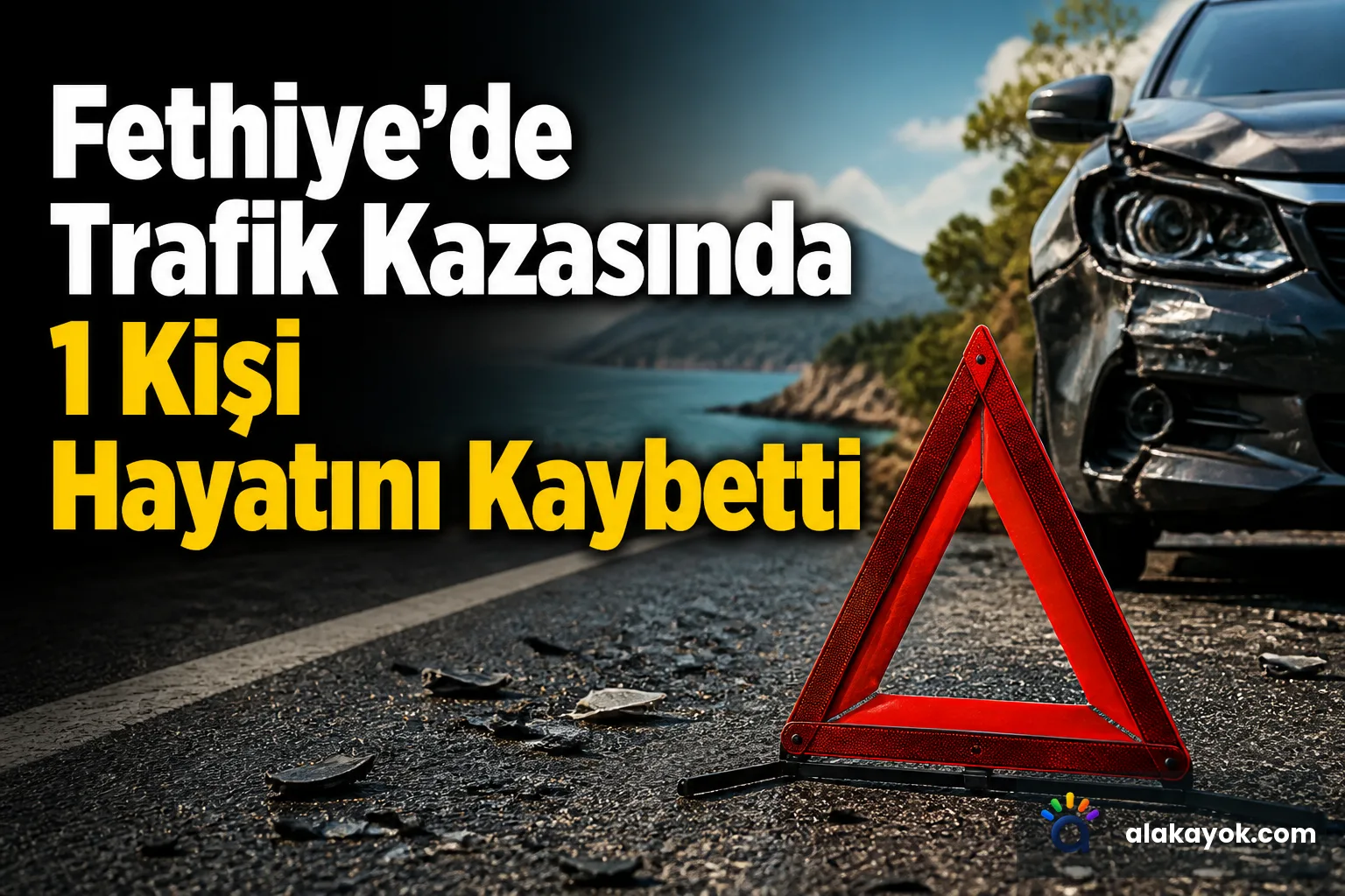 Fethiye'de Trafik Kazasında 1 Kişi Hayatını Kaybetti