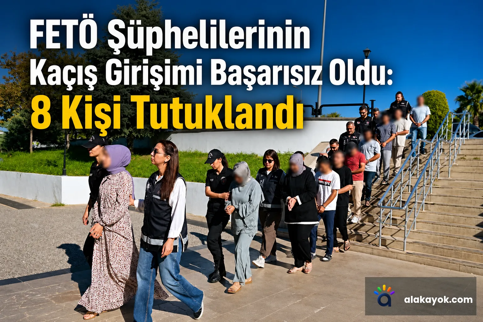 FETÖ Şüphelilerinin Kaçış Girişimi Başarısız Oldu: 8 Kişi Tutuklandı