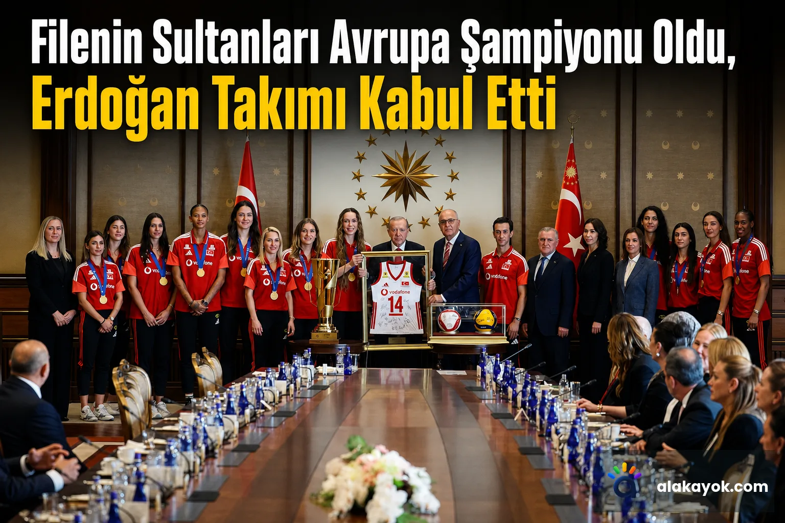 Filenin Sultanları Avrupa Şampiyonu Oldu, Erdoğan Takımı Kabul Etti